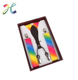 男士时尚彩色背带定制