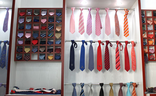 秀和领带生产厂家 领带的裁切样式