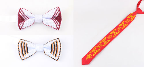 嵊州秀和领带为十字绣手工艺品加工领带