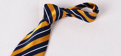 房地产领带定做 logo标记领带生产