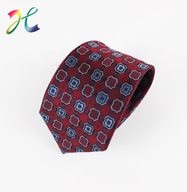 外贸几何图形领带 休闲领带