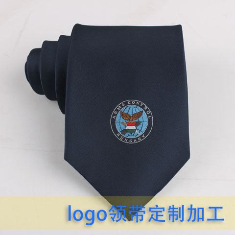 logo涤丝领带定做